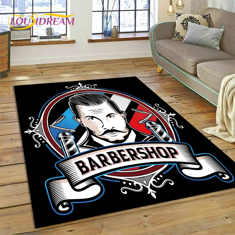 Commercial Printing For Sale - Mode Kapper Logo Schedel Vintage Tapijt