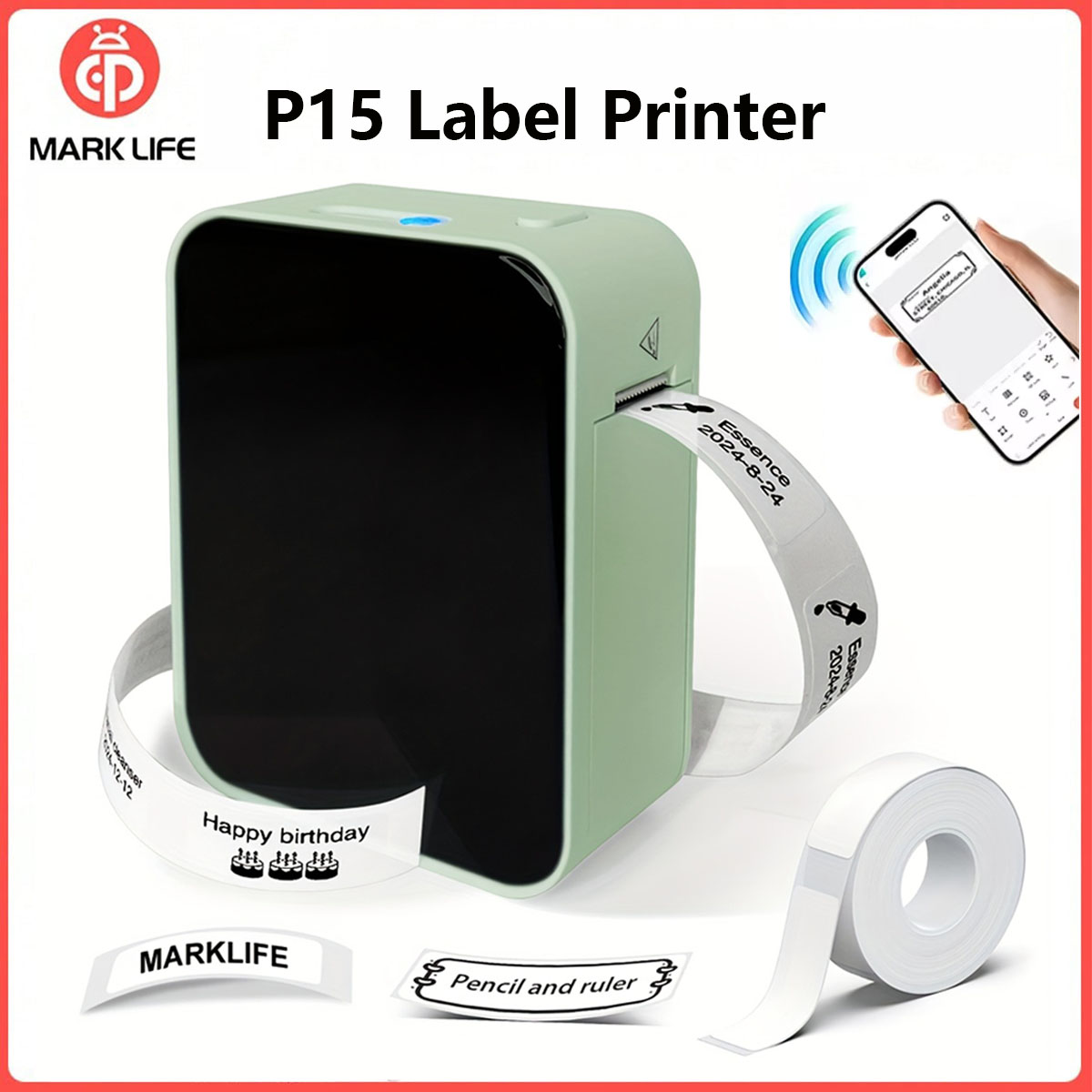 Commercial Printing Network - Marklife P15 Labelprinter Draagbare thermische printer