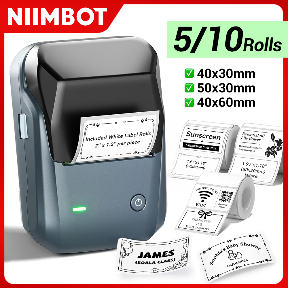 Commercial Printing Network - Niimbot B1 Printer Thermische Bluetooth Draadloze
