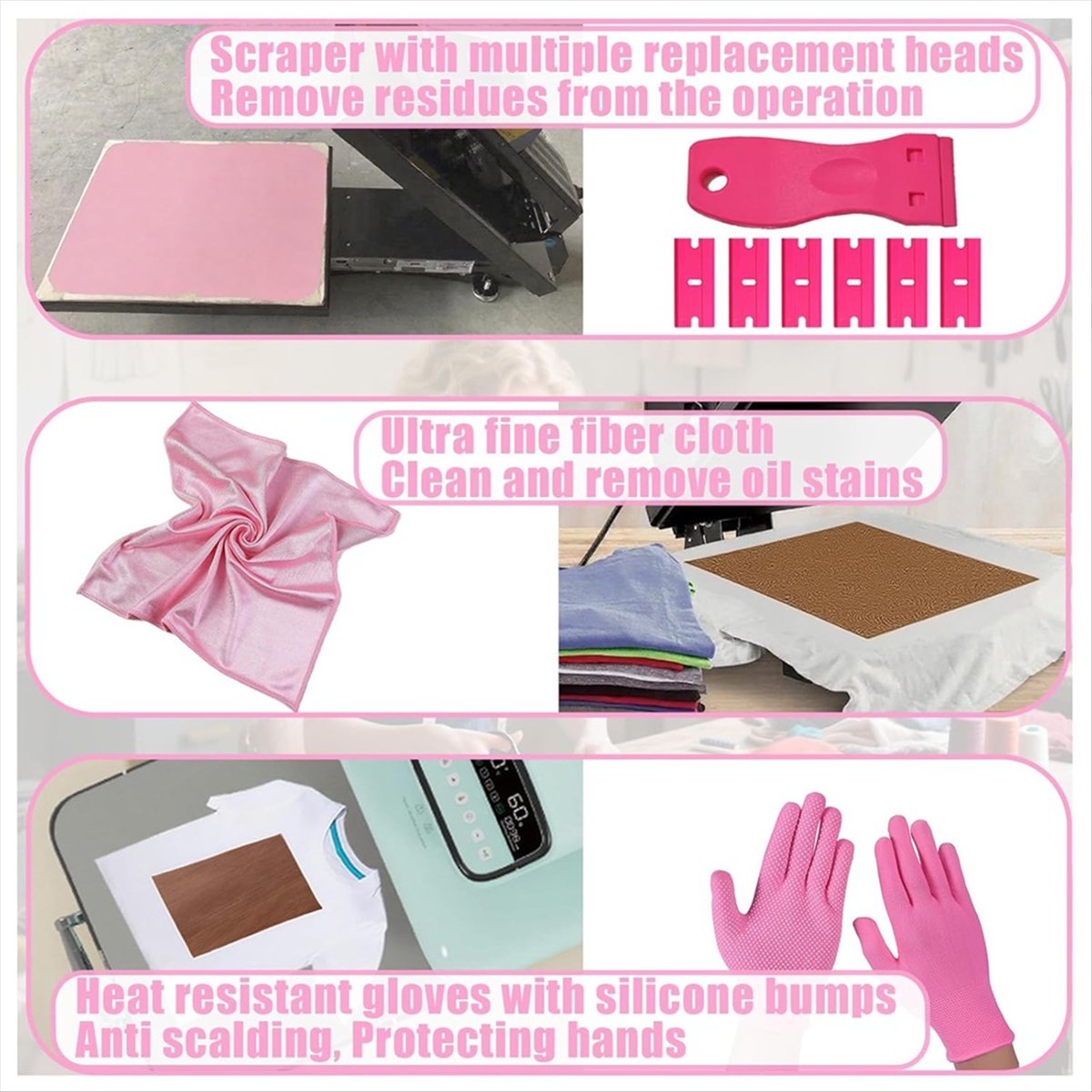 Heat Press Teflon Sheet - Betrouwbaar - 1 set sublimatie shirts