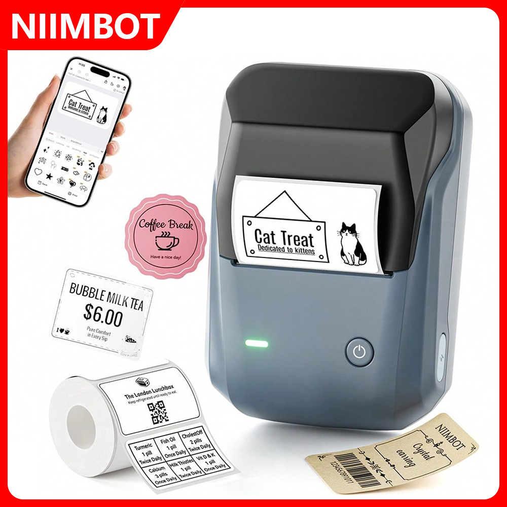 Commercial Printing Network - NIIMBOT B1 Draagbare Thermische Printer 2