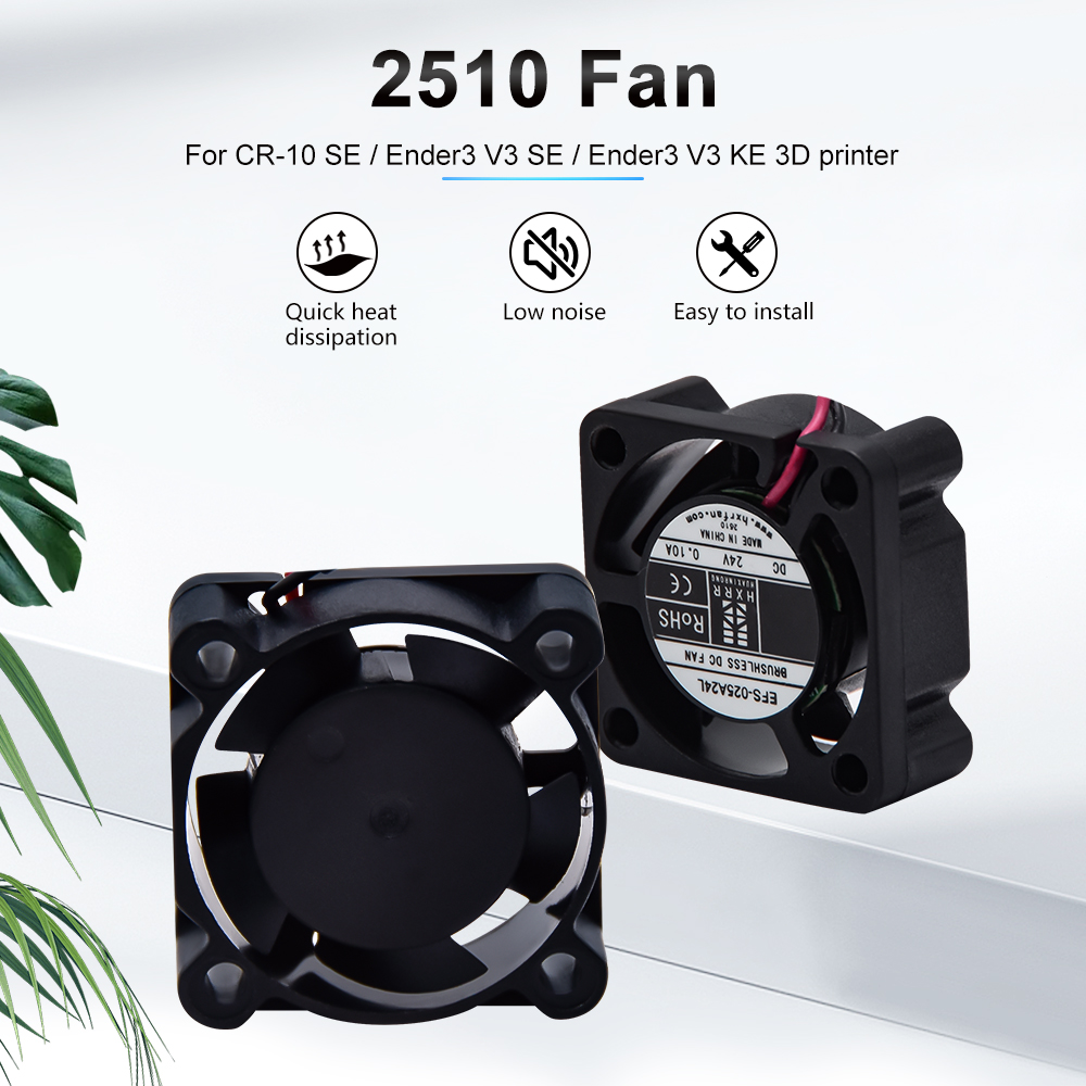 Kogellager 2510 Fan voor Ender - Creality Printer K1 recensie en prijs