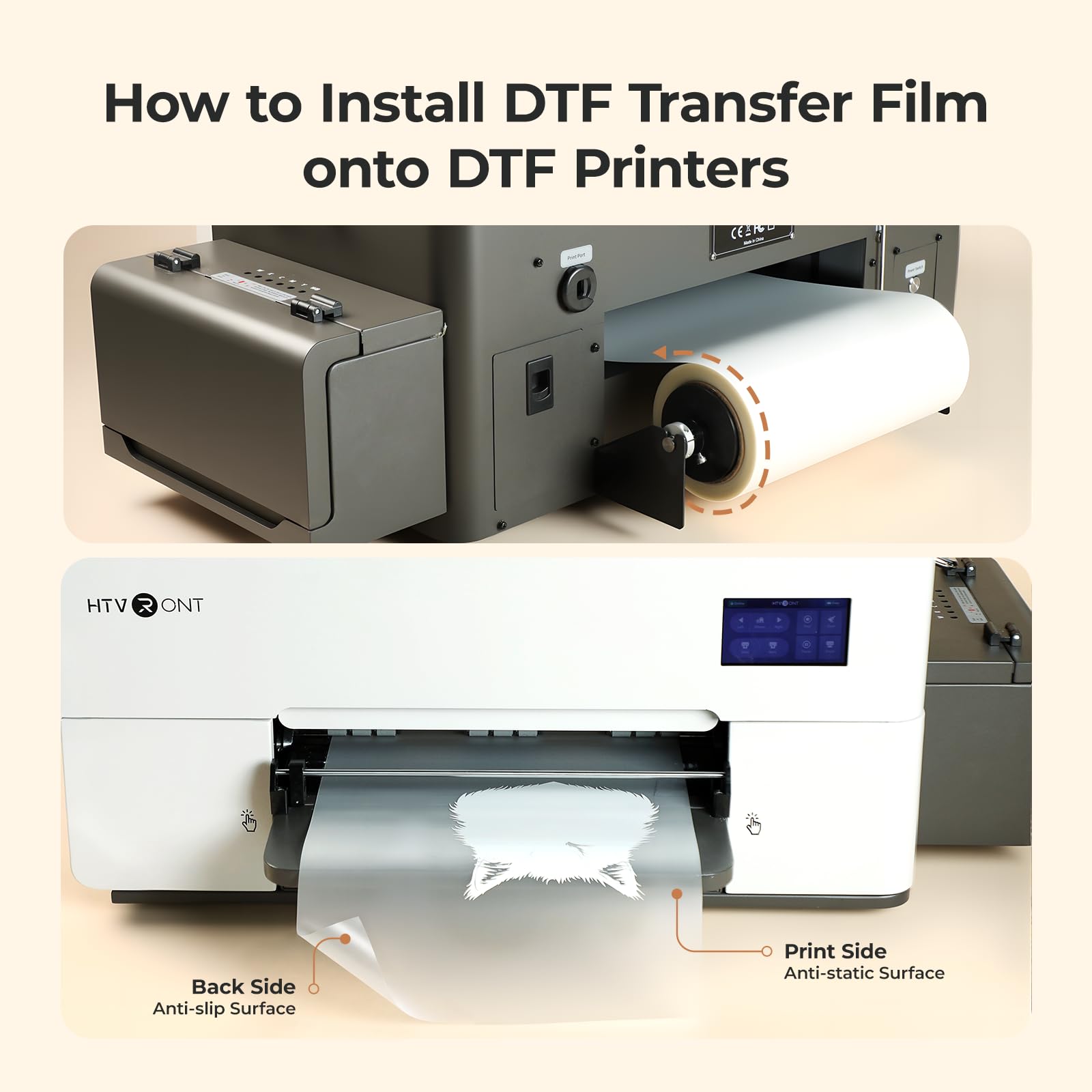 HTVRONT DTF Transferfilmrol 13 - Dtf Printer Machine recensie en prijs