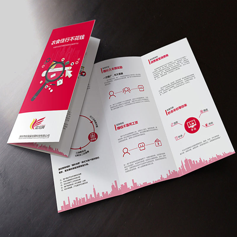 Op maat gemaakte reclamefolder - Commercial Printing Market recensie en prijs