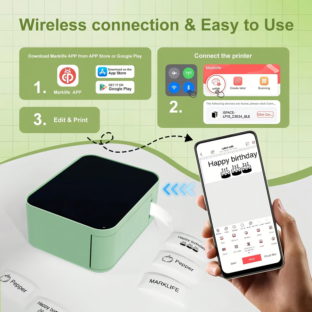 Marklife P15 Labelprinter Draa - Commercial Printing Network recensie en prijs