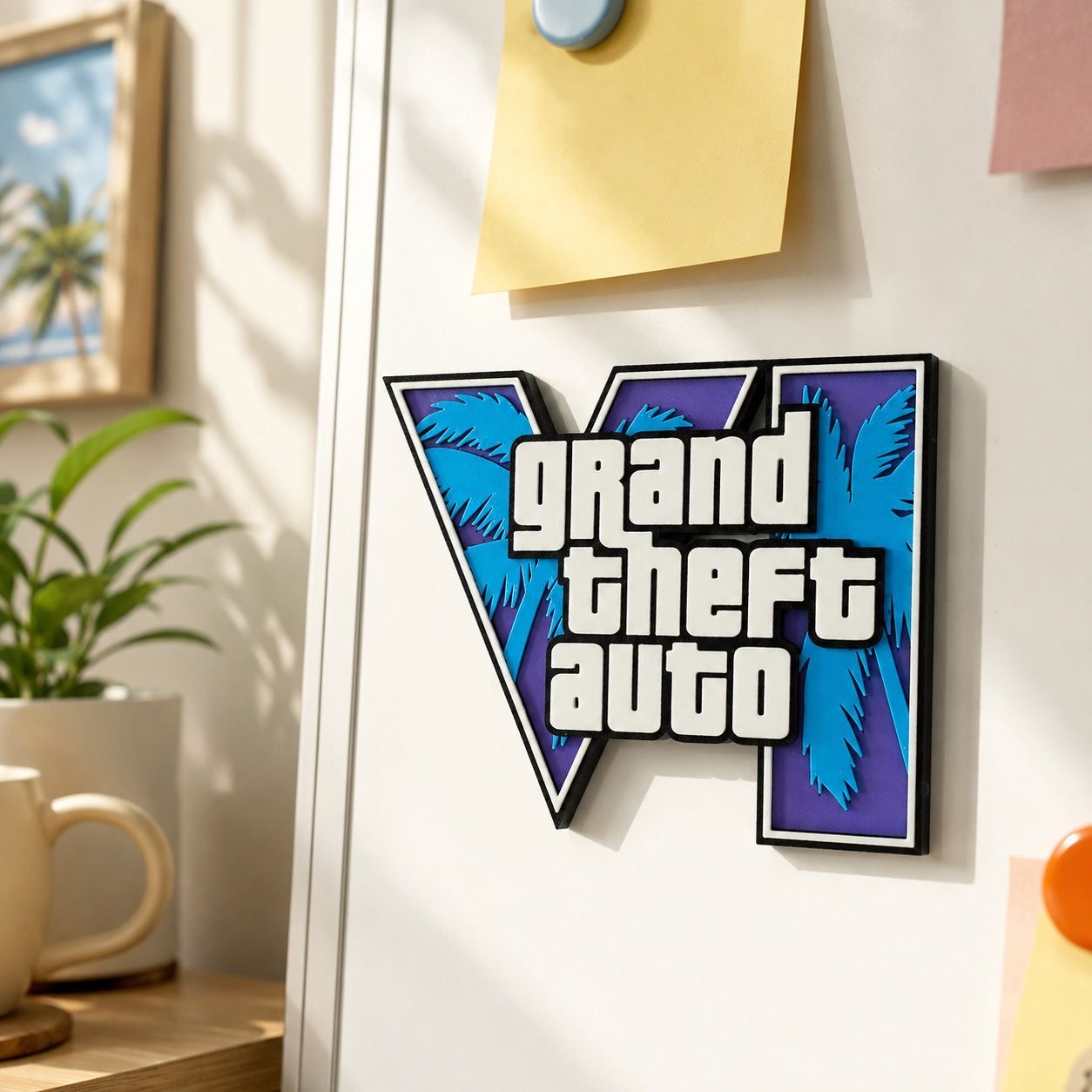 GTA6 3D-geprinte logo magnetis - Company Profile Printing recensie en prijs