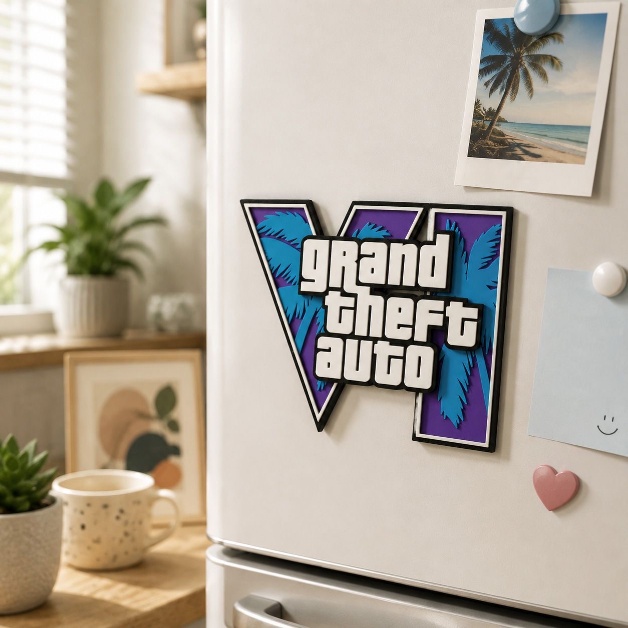 GTA6 3D-geprinte logo magnetis - Company Profile Printing recensie en prijs