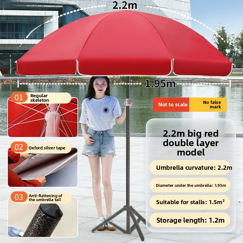 Oversized parasol voor buiten, - Commercial Printing Market recensie en prijs