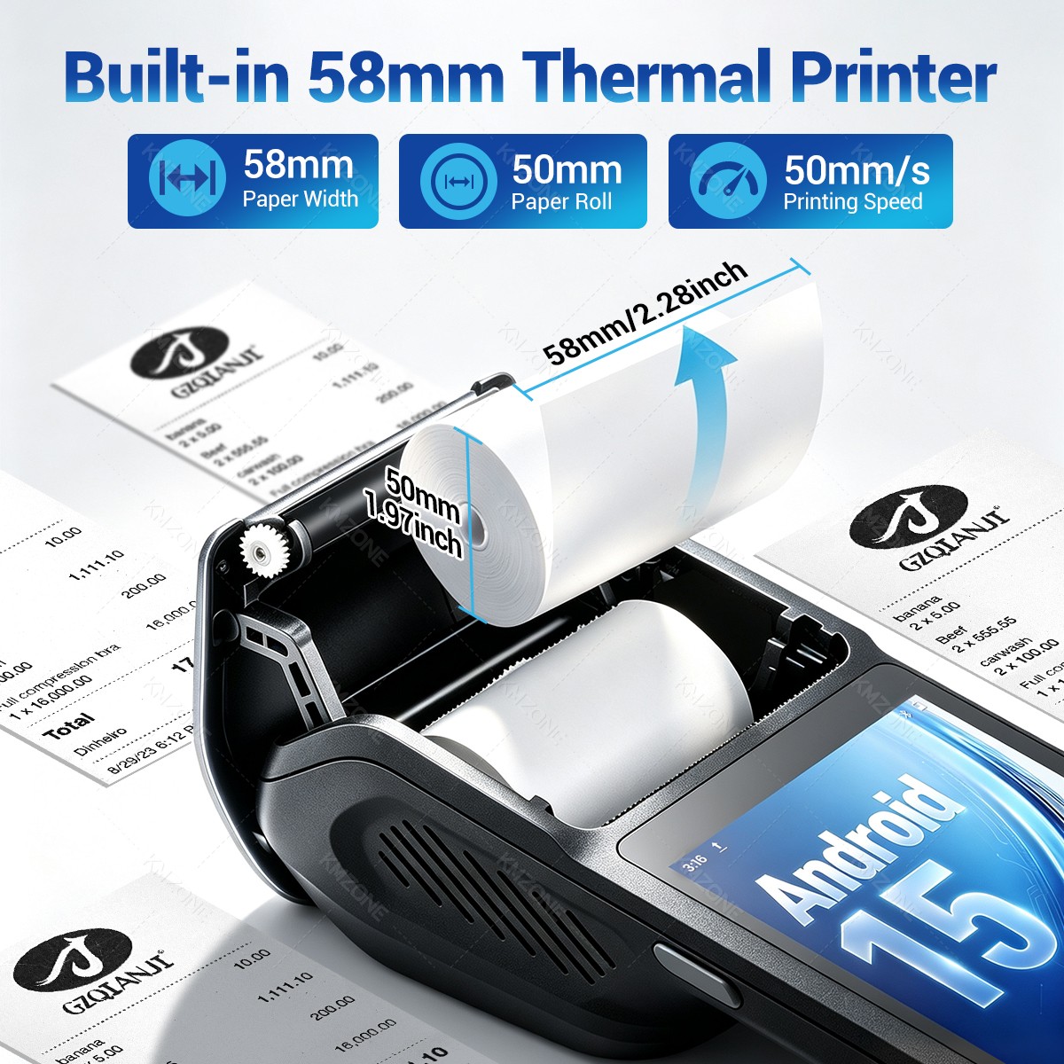 3G32G Android 15 PDA Terminal  - Commercial Printing Network recensie en prijs