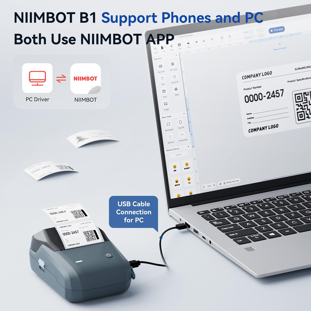 NIIMBOT B1 Draagbare Thermisch - Commercial Printing Network recensie en prijs