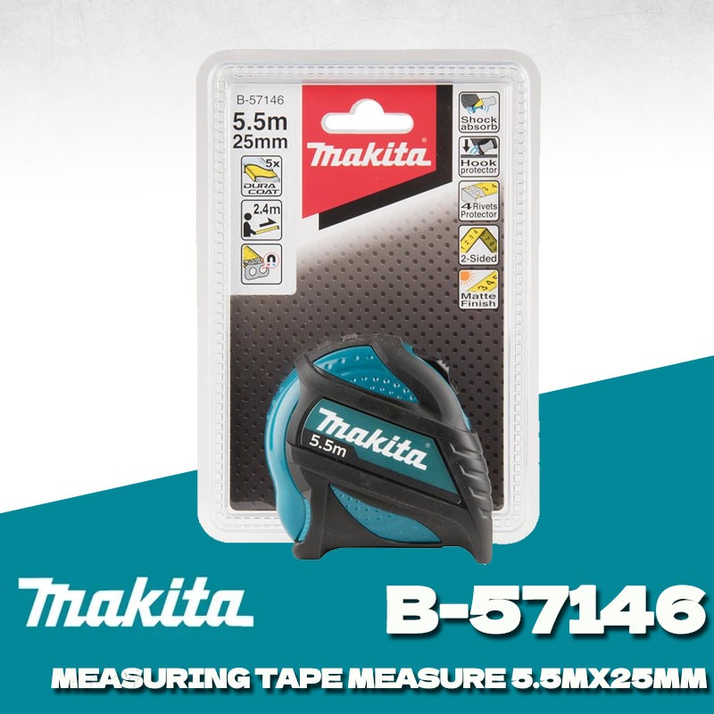 Makita B-57146 meetlint 5,5 m  - Stanley Tape 25Ft recensie en prijs